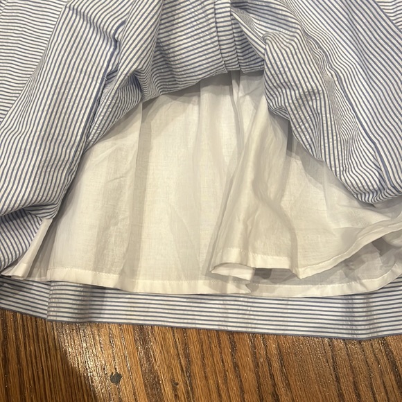 Bella Bliss girls seersucker smocked dress with embroidered anchors & crabs NWT - Picture 5 of 8